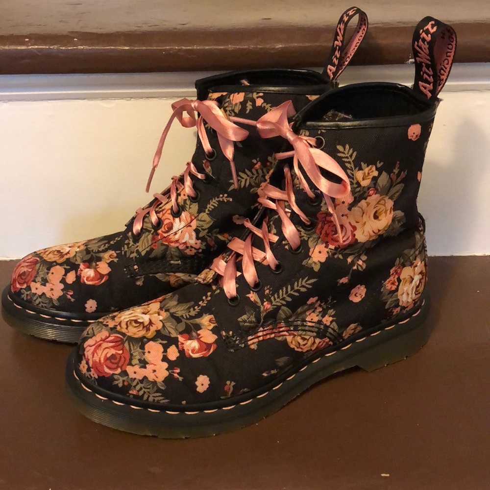 Floral Doc Martens